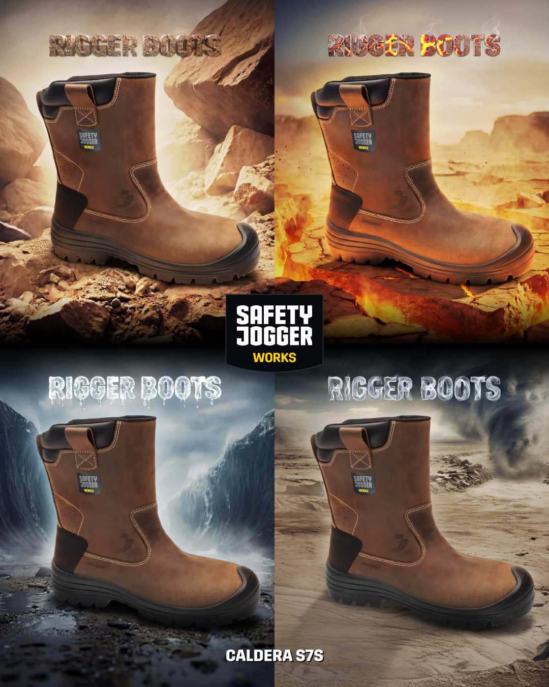 Safety Jogger Works推出新一代专为严苛环境设计的RIGGER BOOTS